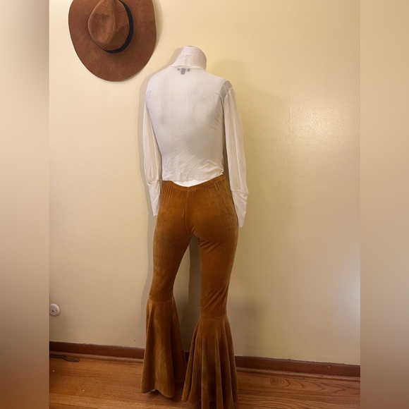 Mother Hustler Big A$$ Bell Bottom Velvet Pants - Picture 4 of 12